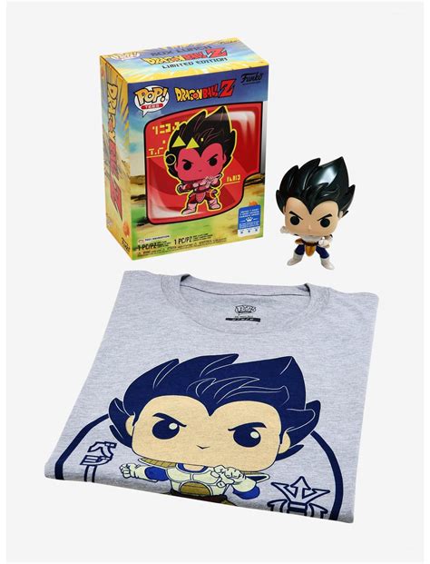 metallic vegeta pop box lunch|Funko Pop! Tees Dragon Ball Z Vegeta Saiyan Prince T.